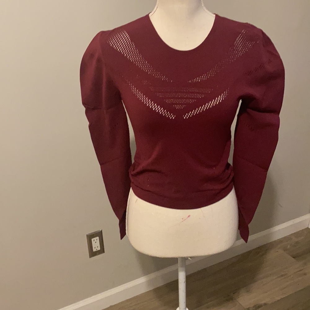 Fabletics Sarah SculptKnit Long-Sleeve Top NWT LRG - Picture 4 of 8